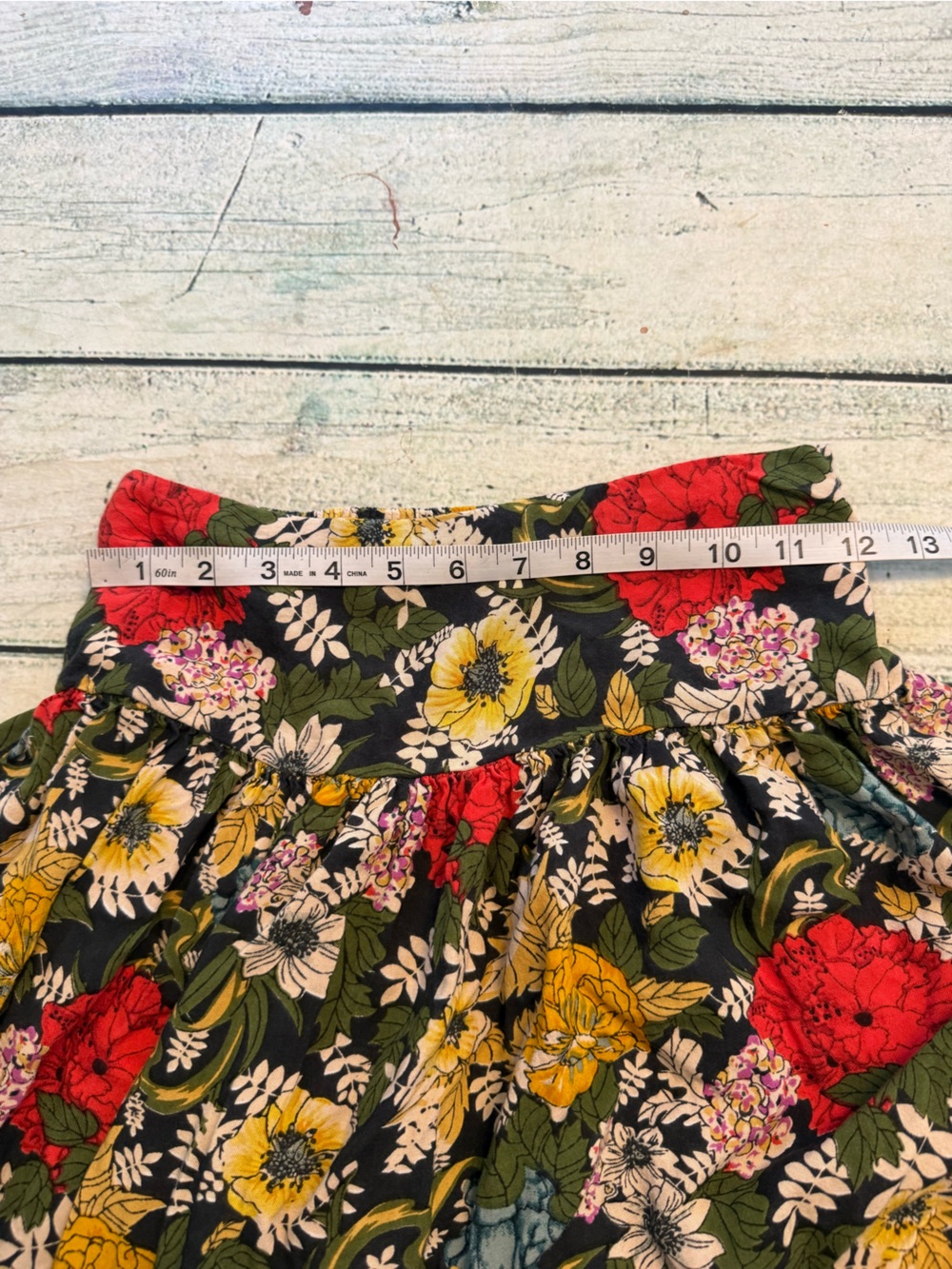 Natural Life Hanna Convertible Maxi Skirt - Black Red Poppy. S - Picture 6 of 9